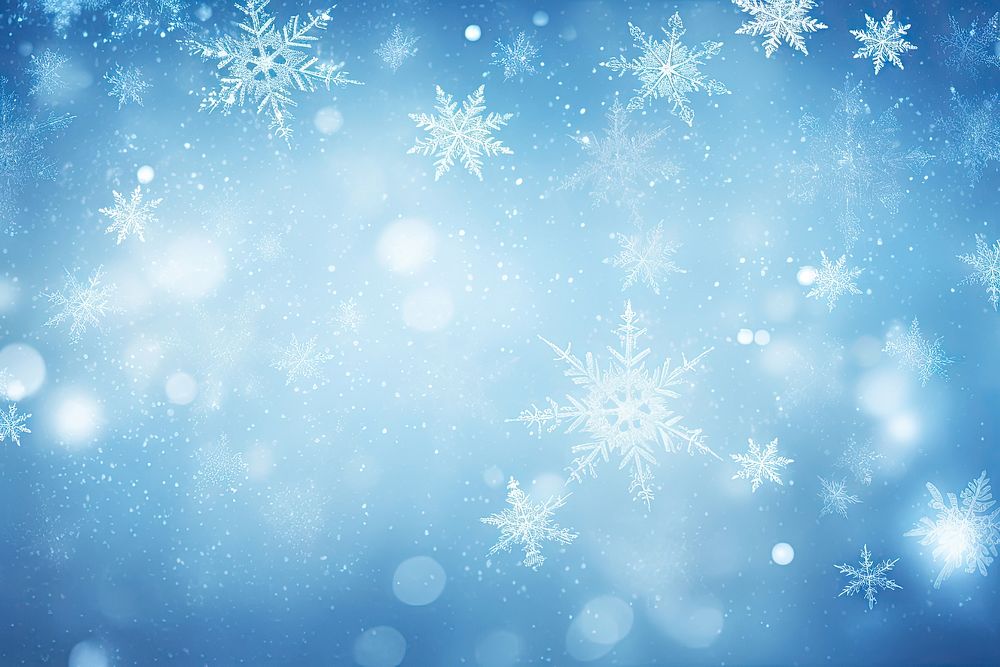 Snowflakes backgrounds abstract white. AI generated Image by rawpixel.