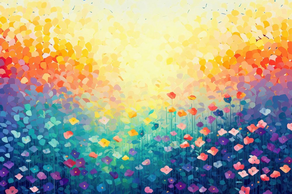 Flower backgrounds abstract art. AI generated Image by rawpixel.