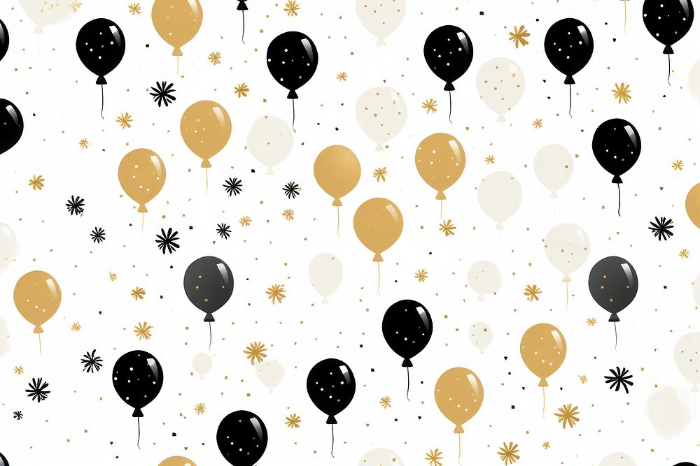 Balloon balloon pattern backgrounds. AI generated Image by rawpixel.