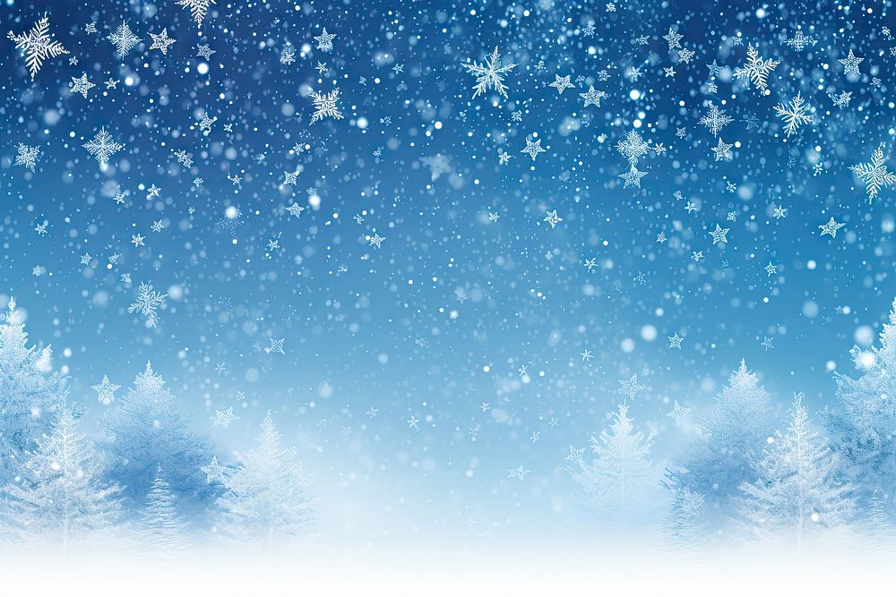 Christmas snow backgrounds christmas. AI generated Image by rawpixel.