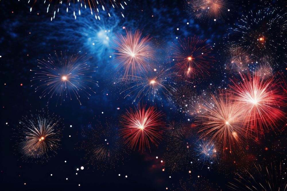 Fireworks backgrounds universe outdoors. AI generated Image by rawpixel.