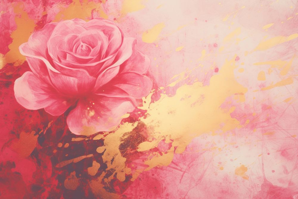 Rose backgrounds abstract painting. AI generated Image by rawpixel.