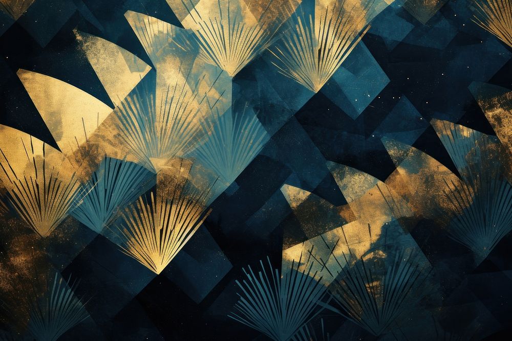 Art deco backgrounds outdoors pattern. AI generated Image by rawpixel.