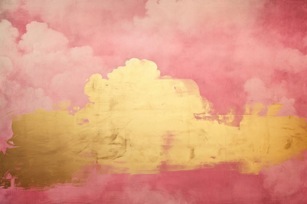 Cloud backgrounds painting gold. AI generated Image by rawpixel.