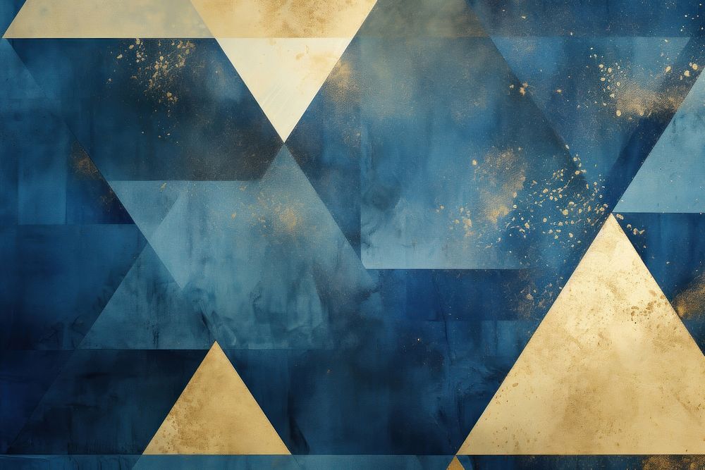 Geometric backgrounds gold art. AI generated Image by rawpixel.