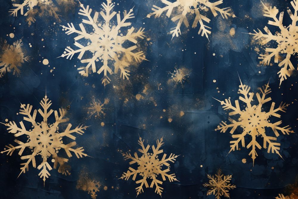 Snowflakes backgrounds art celebration. AI generated Image by rawpixel.