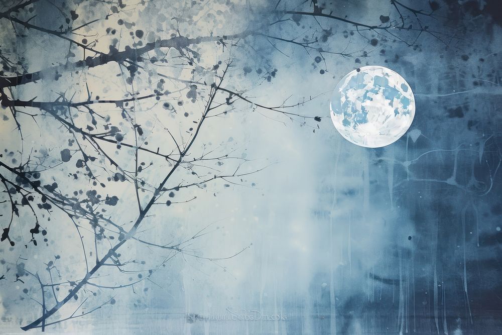 A moon backgrounds astronomy outdoors. AI generated Image by rawpixel.