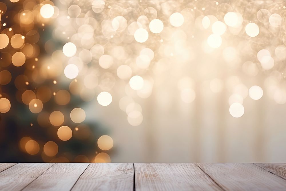Backgrounds christmas lighting nature. AI generated Image by rawpixel.