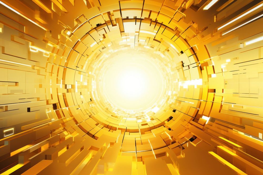 Yellow technology backgrounds abstract sunlight. AI generated Image by rawpixel.