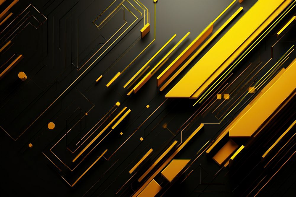 Backgrounds technology abstract yellow. AI generated Image by rawpixel.