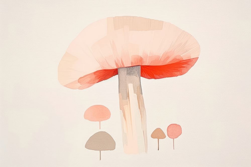 Mushroom drawing fungus sketch. AI generated Image by rawpixel.