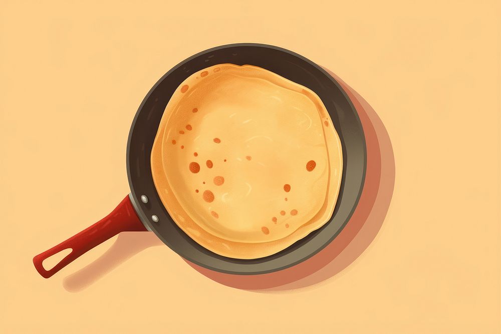 Roti pancake food refreshment. AI generated Image by rawpixel.