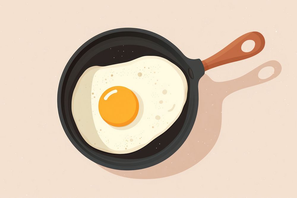 Egg Toast pan appliance breakfast. AI generated Image by rawpixel.