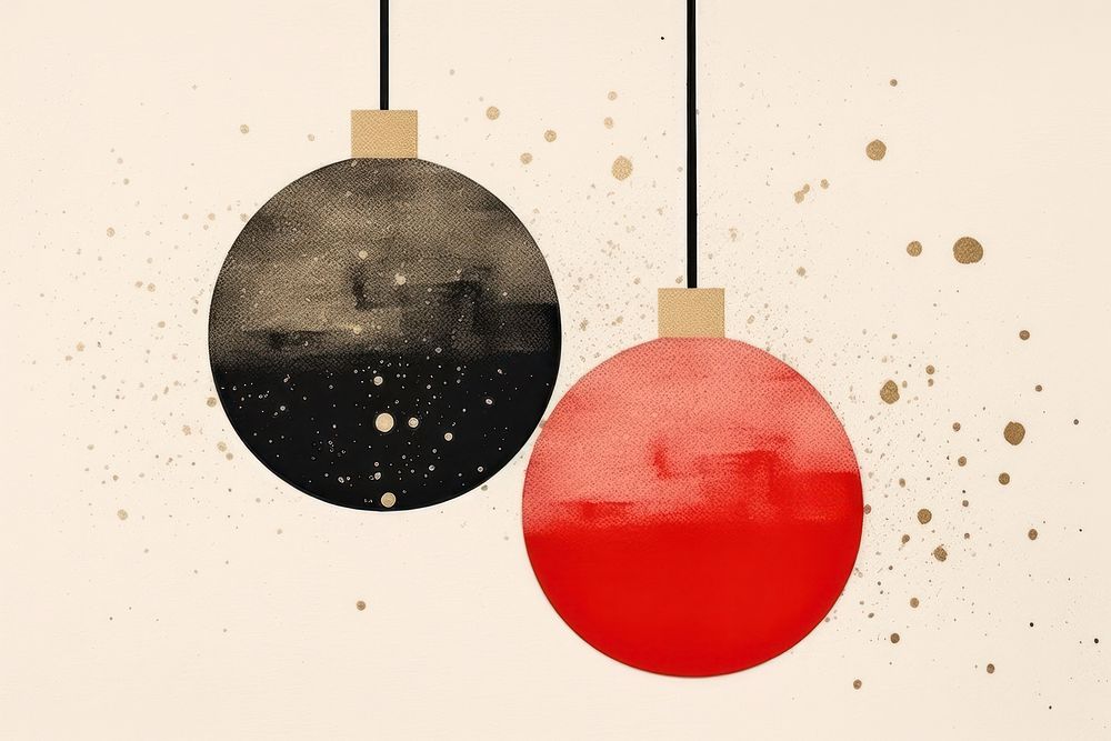 Ornament christmas sphere art. AI generated Image by rawpixel.