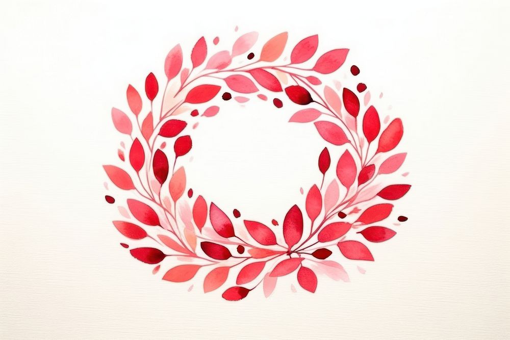 Wreaths art pattern wreath. AI generated Image by rawpixel.