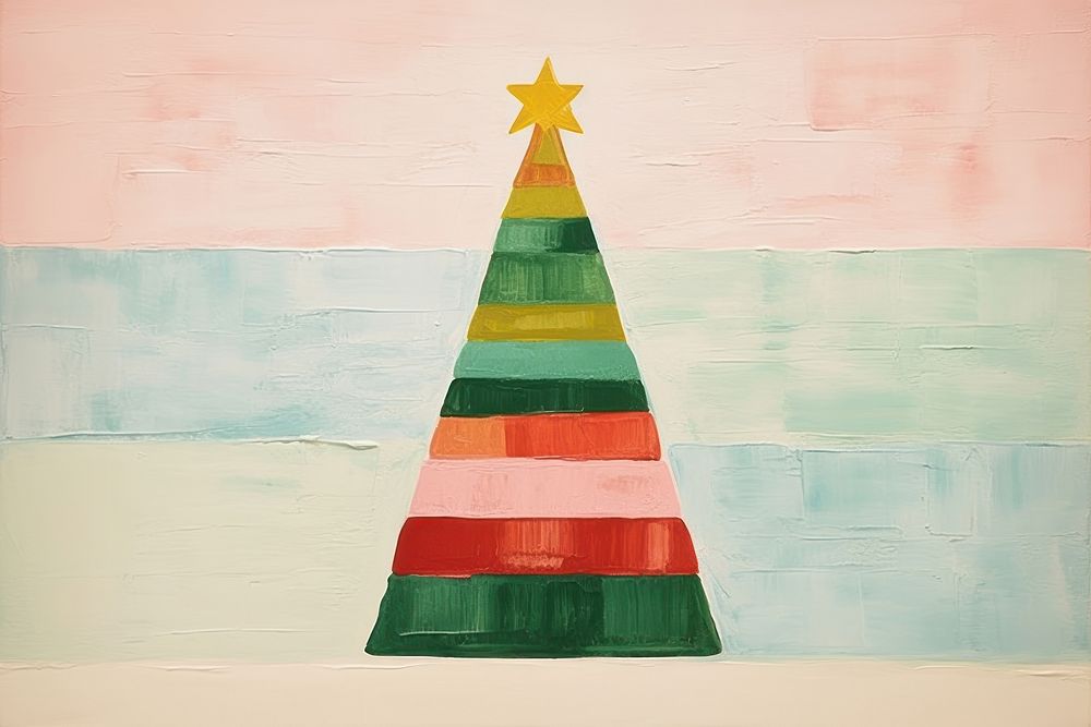 Christmas tree christmas art christmas tree. AI generated Image by rawpixel.