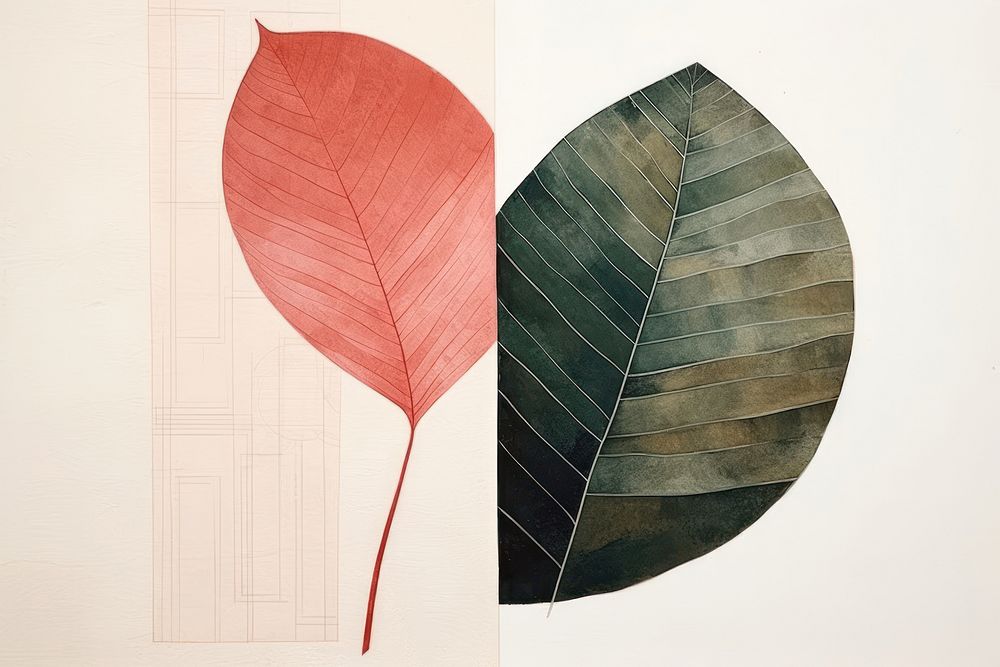 Leaf art plant creativity. AI generated Image by rawpixel.