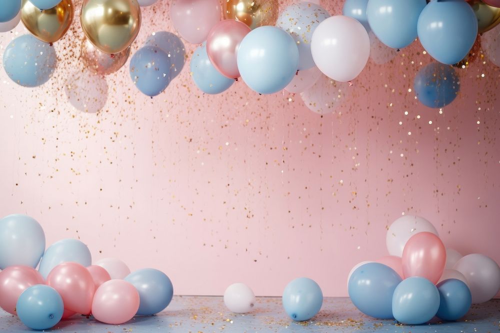 New year backgrounds balloon party. 