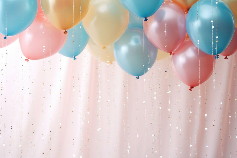 New year backgrounds balloon pink. AI generated Image by rawpixel.