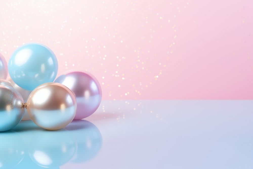 New year pearl pink blue. AI generated Image by rawpixel.