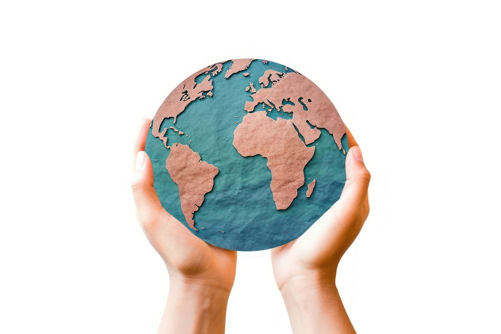 Earth globe icon sphere planet earth. AI generated Image by rawpixel.