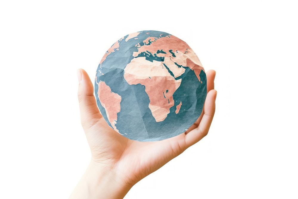 Earth globe icon sphere planet earth. AI generated Image by rawpixel.