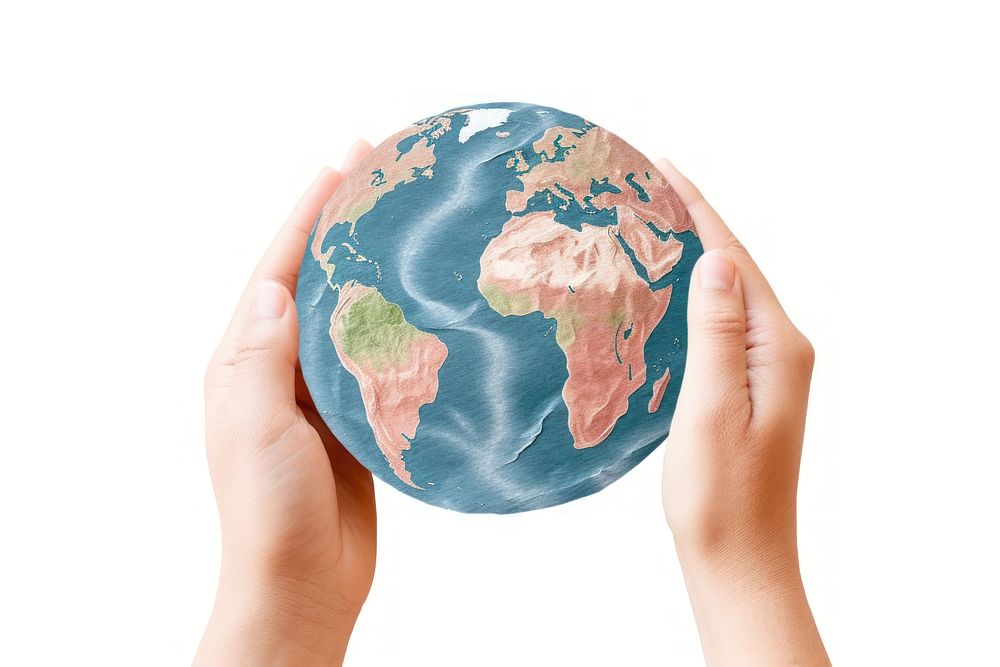 Earth globe icon planet earth space. AI generated Image by rawpixel.