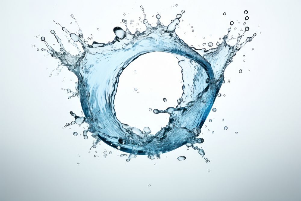 Water splash circle shape water splattered concentric. AI generated Image by rawpixel.