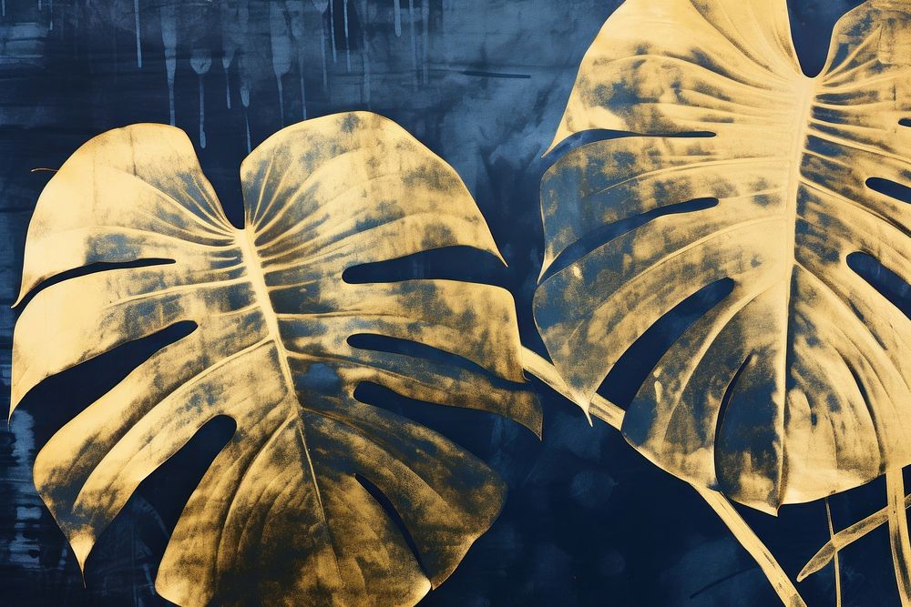 Monstera backgrounds outdoors plant. AI generated Image by rawpixel.