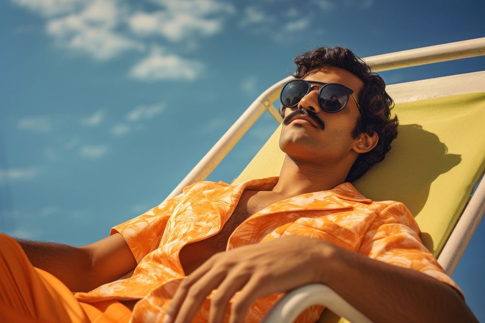 Indian man sunglasses summer accessories. AI generated Image by rawpixel.