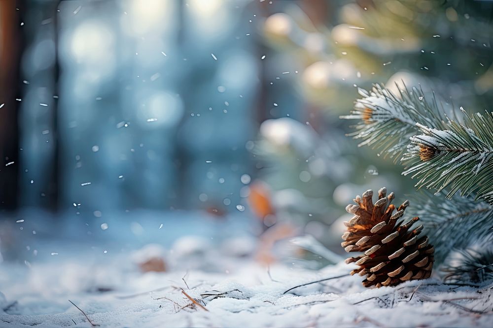 Snow outdoors winter nature. AI generated Image by rawpixel.