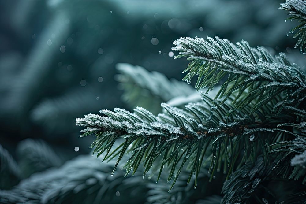 Frost snow outdoors winter. AI generated Image by rawpixel.