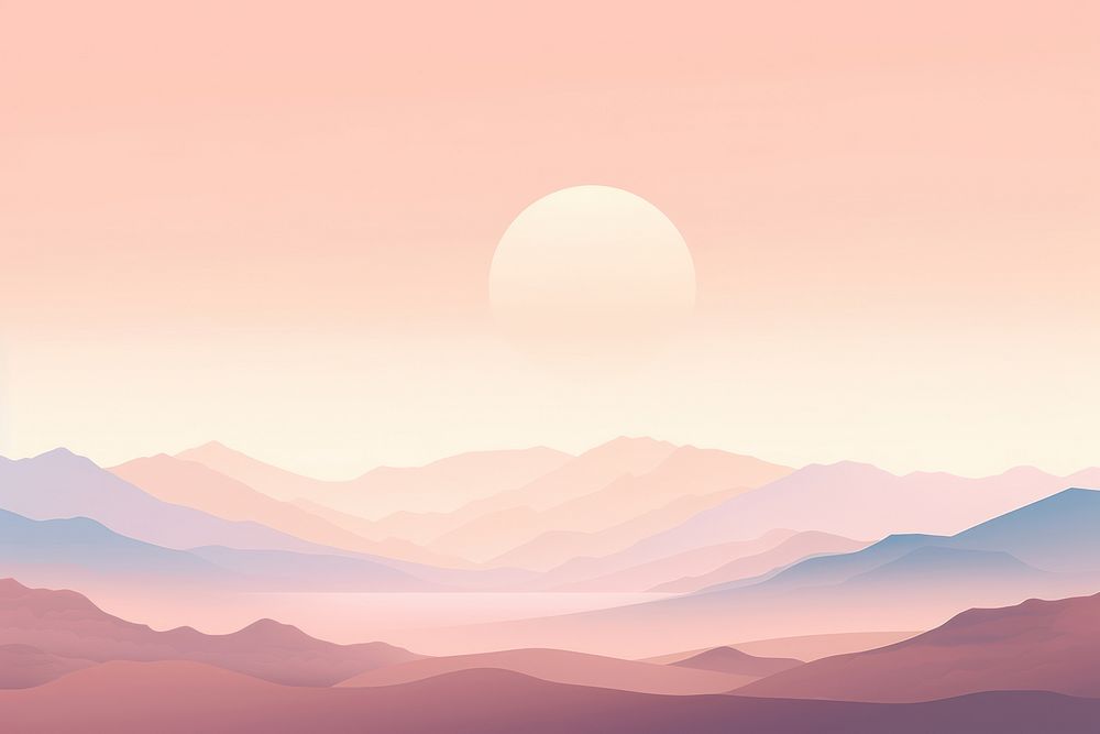 Dreamy landscape backgrounds mountain. AI | Free Photo Illustration ...