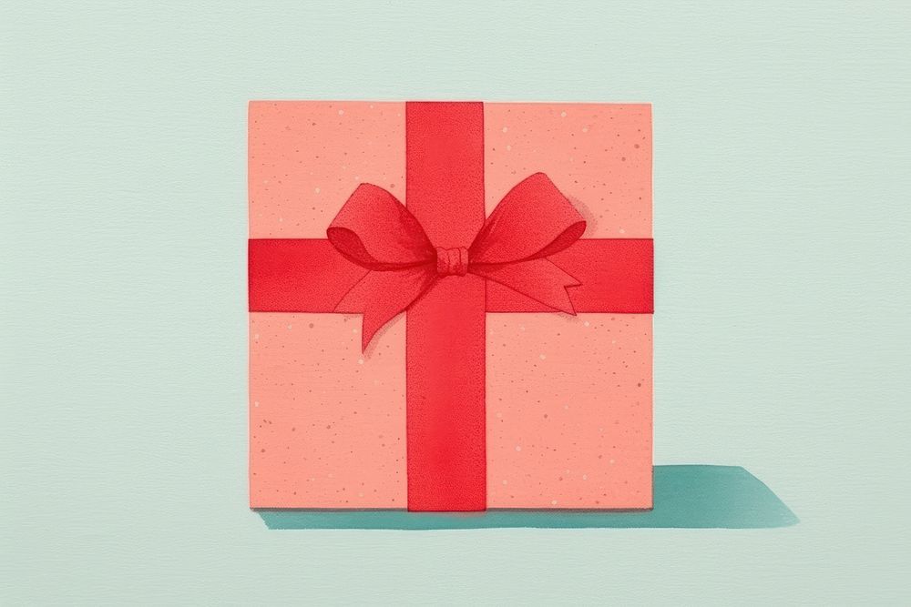 Christmas gift box paper art anniversary. AI generated Image by rawpixel.