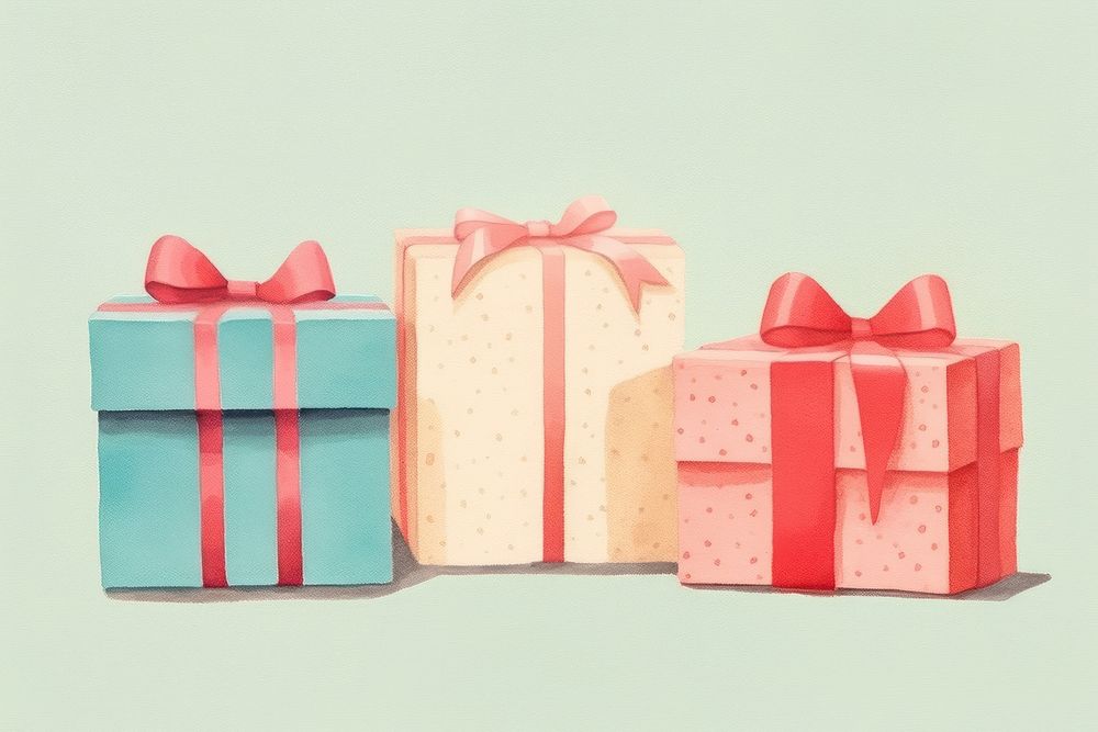 Christmas gift boxes paper celebration anniversary. AI generated Image by rawpixel.
