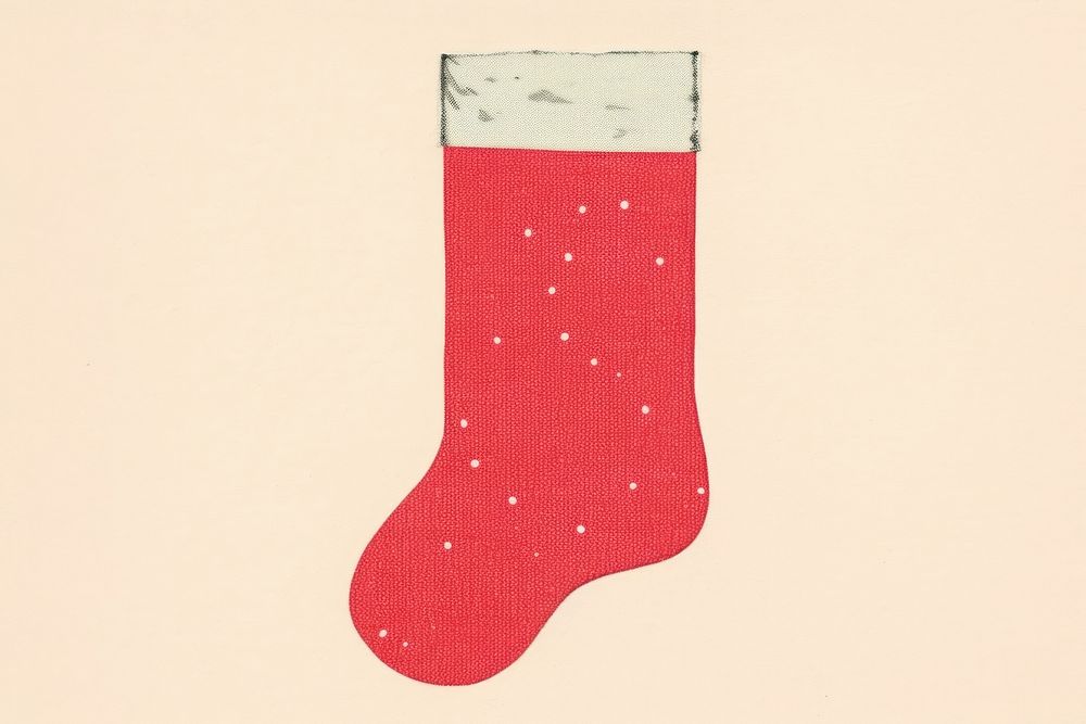 Christmas stocking christmas sock art. AI generated Image by rawpixel.