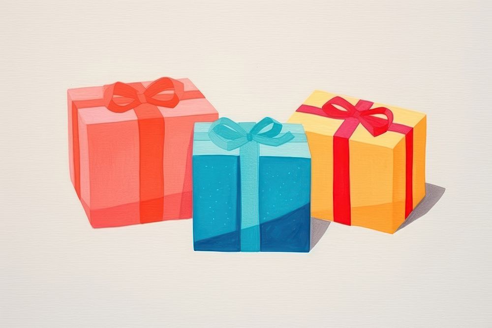 Christmas gift boxes paper art celebration. AI generated Image by rawpixel.