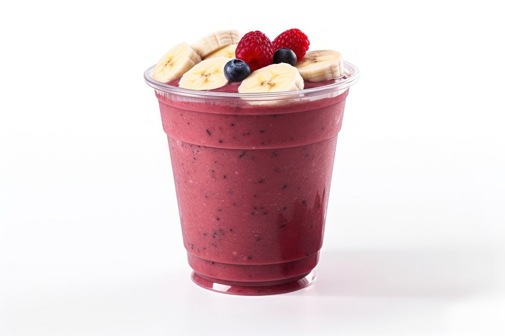 Acai smoothies berry strawberry raspberry. AI generated Image by rawpixel.