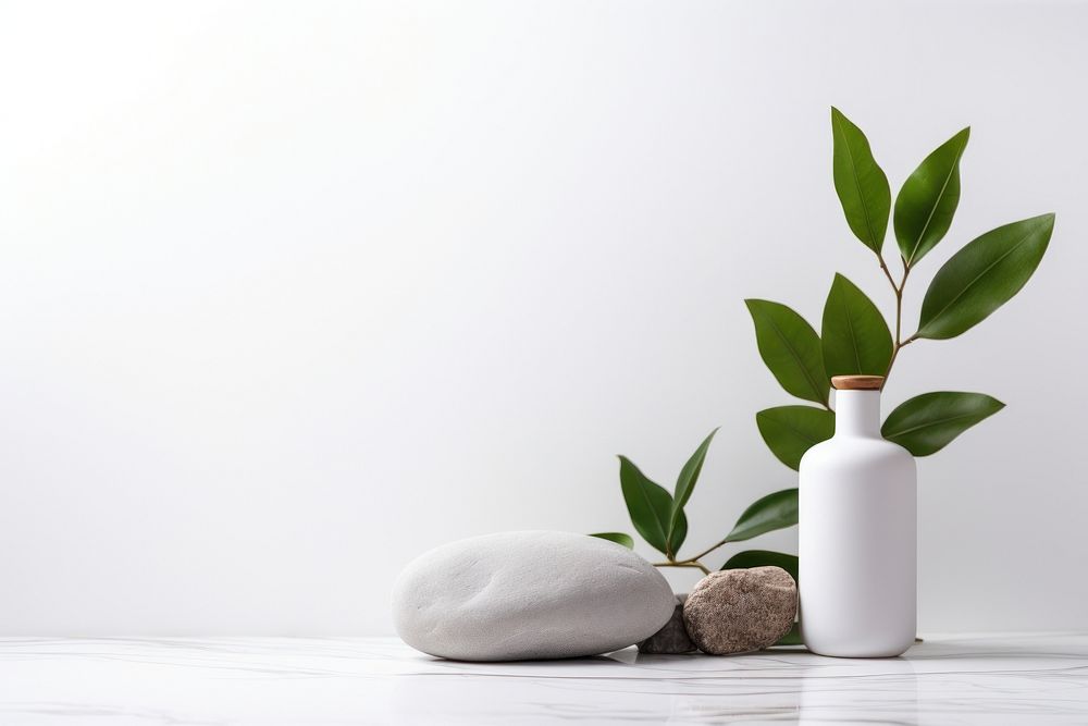 Spa products leaf plant green. AI generated Image by rawpixel.