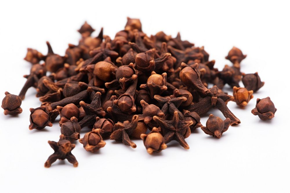 Spice cloves food white background ingredient. AI generated Image by rawpixel.