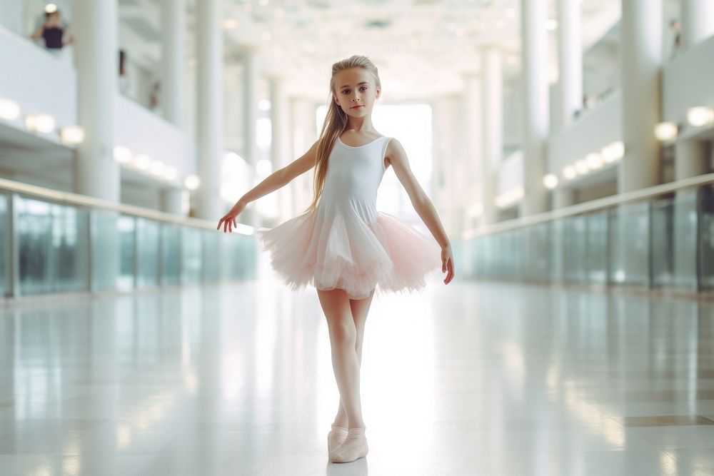Dancing ballet dance girl. AI generated Image by rawpixel.