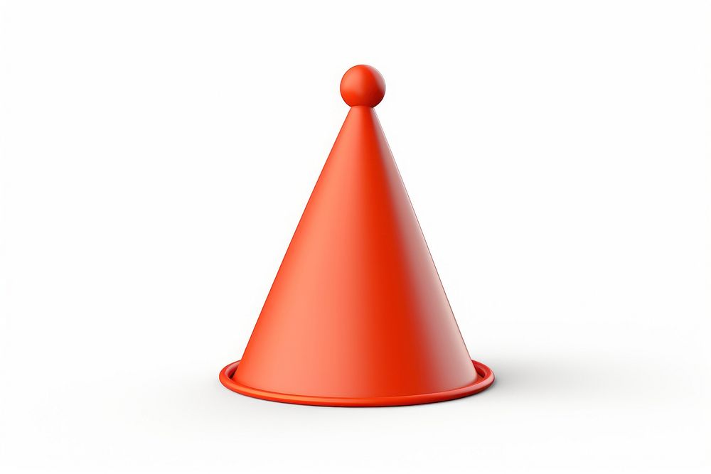 A party hat cone white background celebration. AI generated Image by rawpixel.