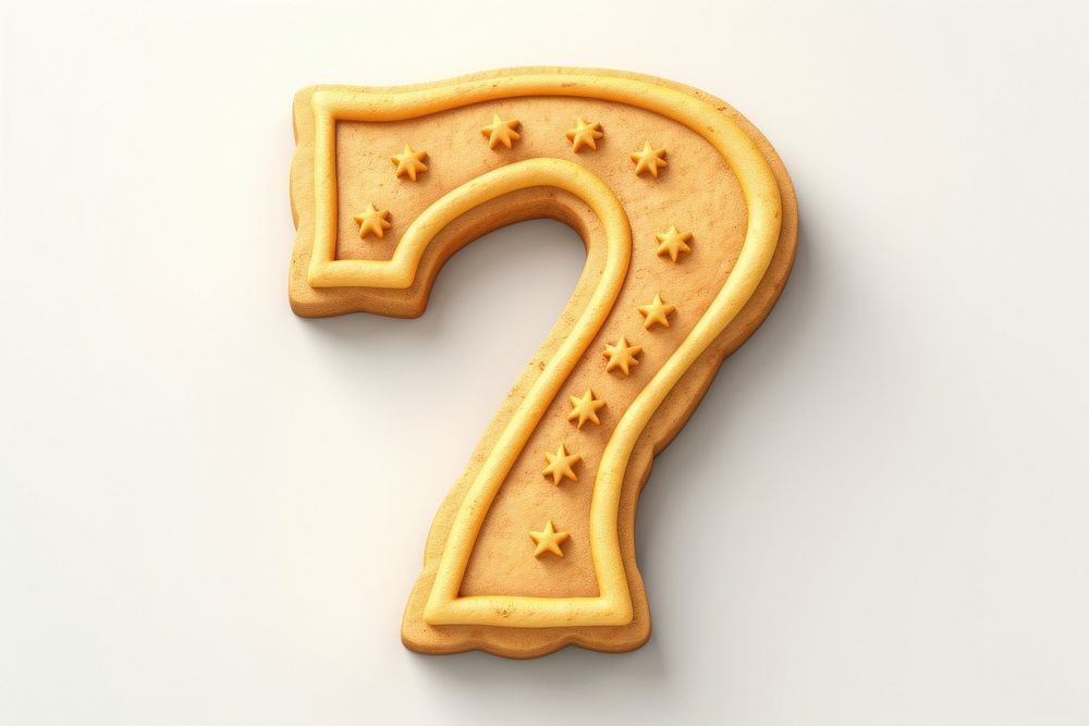 Sugar cookies icing number text shape. AI generated Image by rawpixel.