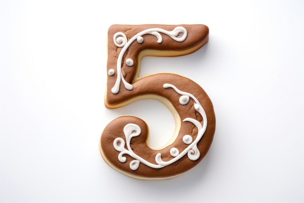 Icing text dessert pretzel. AI generated Image by rawpixel.
