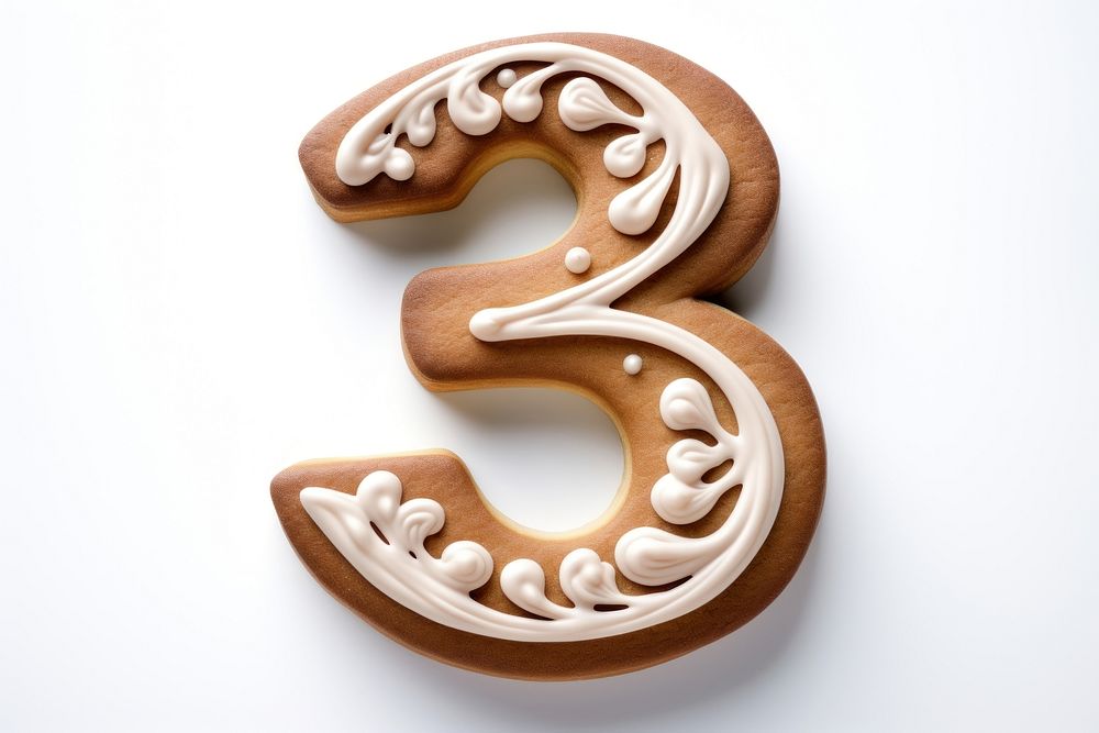 Sugar cookies icing text dessert number. AI generated Image by rawpixel.