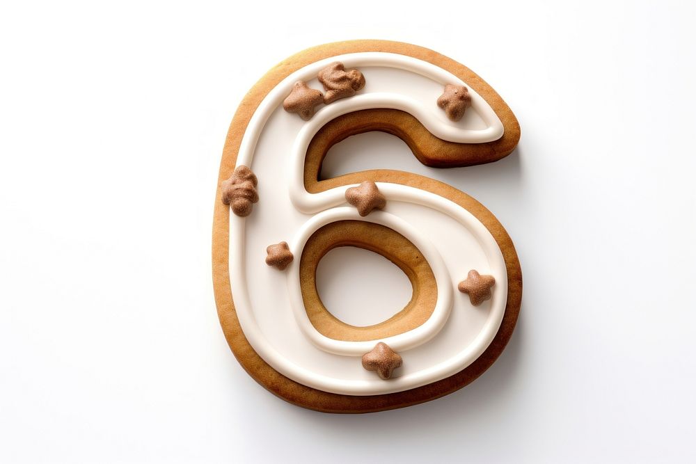Sugar cookies icing number text dessert. AI generated Image by rawpixel.