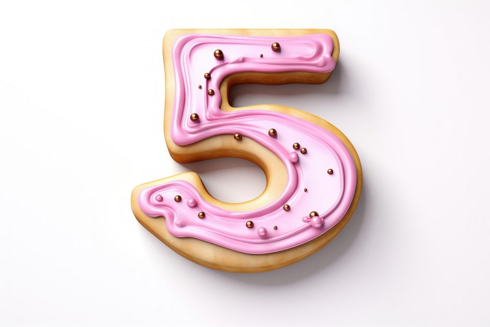 Number icing text dessert. AI generated Image by rawpixel.