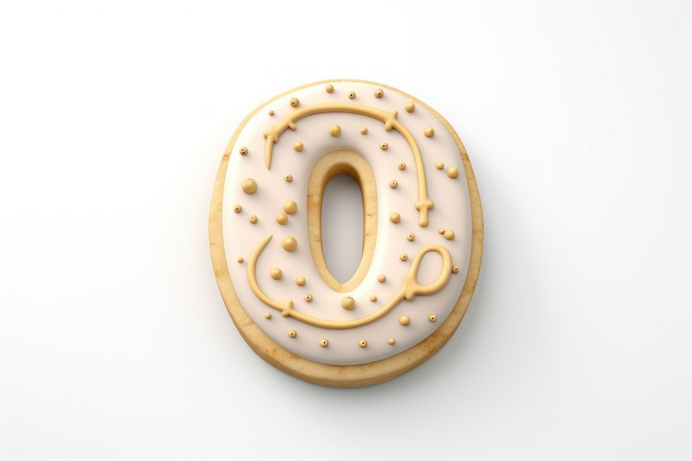 Sugar cookies icing number dessert shape. AI generated Image by rawpixel.