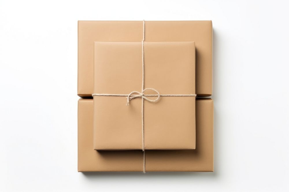 Shipping package box white background anniversary. AI generated Image by rawpixel.
