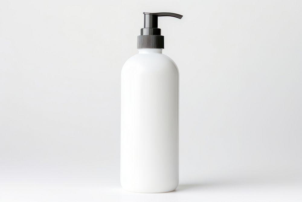 White dispenser bottle white background container cylinder. AI generated Image by rawpixel.